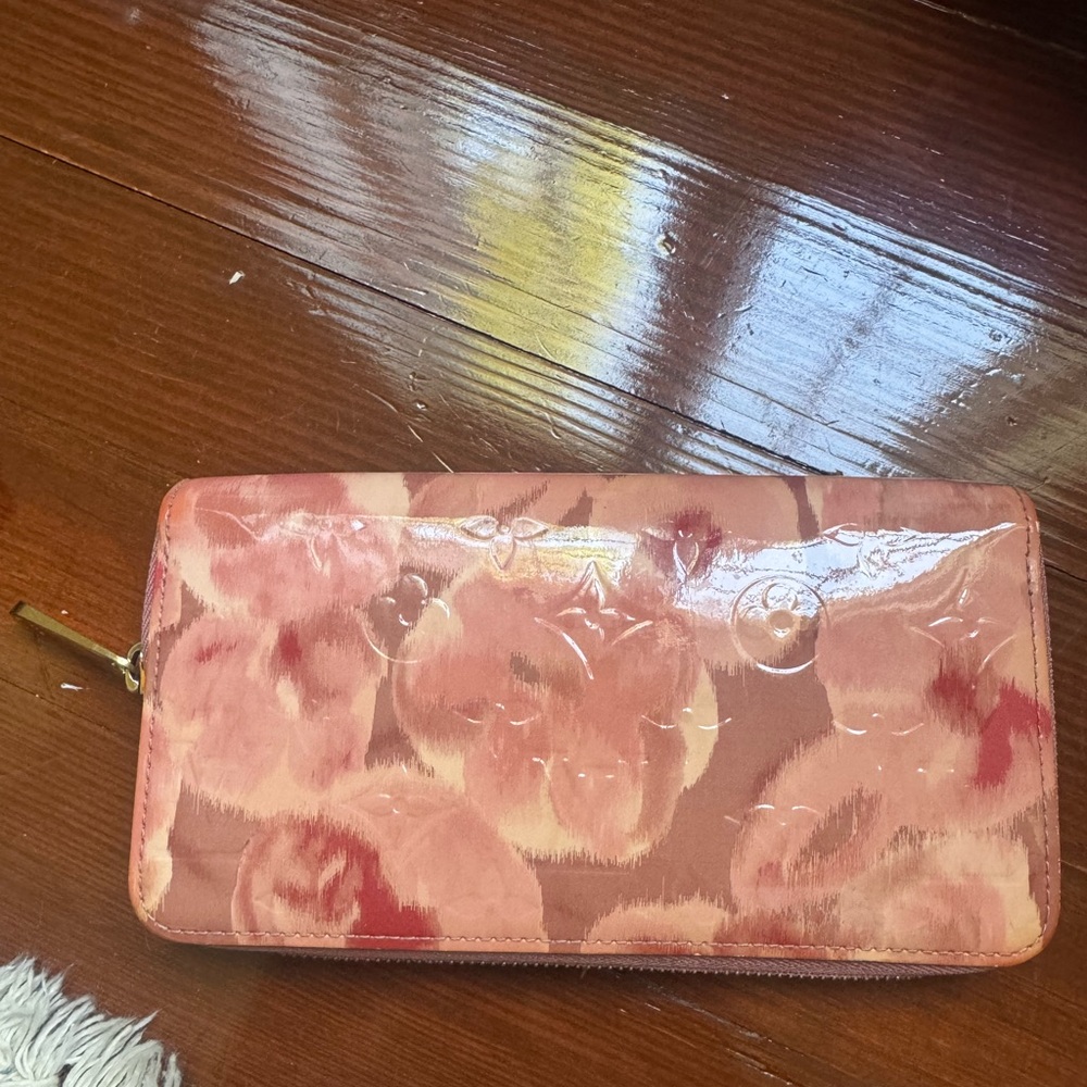 Louis Vuitton Pink Floral Wallet